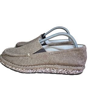 Mens Twisted X Circular Project Slip on Shoe Linen and Leather Upper Size 9.5